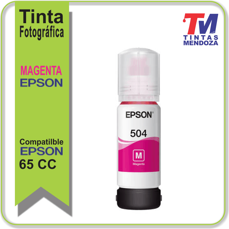 Botella  Tinta Magenta Epson T504