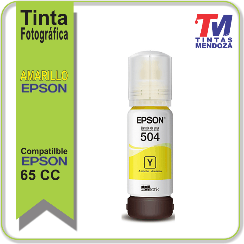 Botella  Tinta Amarilla Epson T504