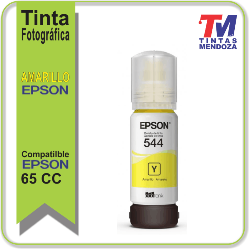 Botella de Tinta Amarilla Epson T544