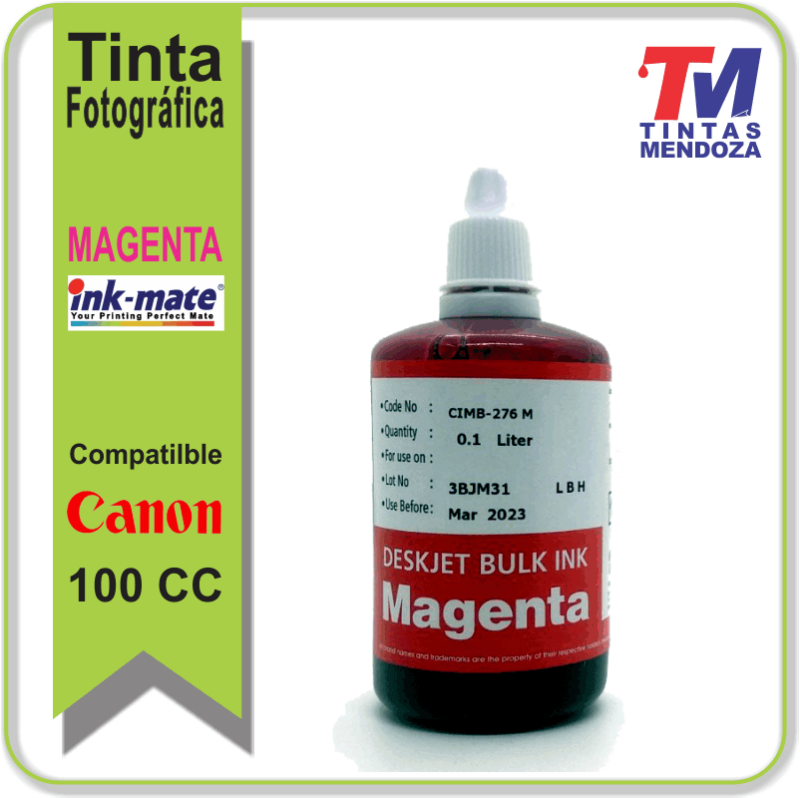 Tinta Ink-Mate  Canon Magenta x 100cc