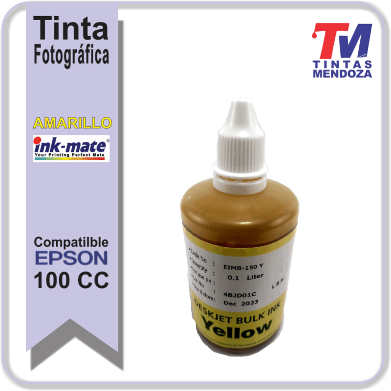 Tinta Ink-Mate  Epson Amarilla x 100cc