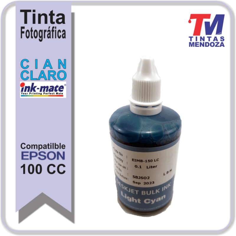 Tinta Ink-Mate  Epson Cian Claro x 100cc