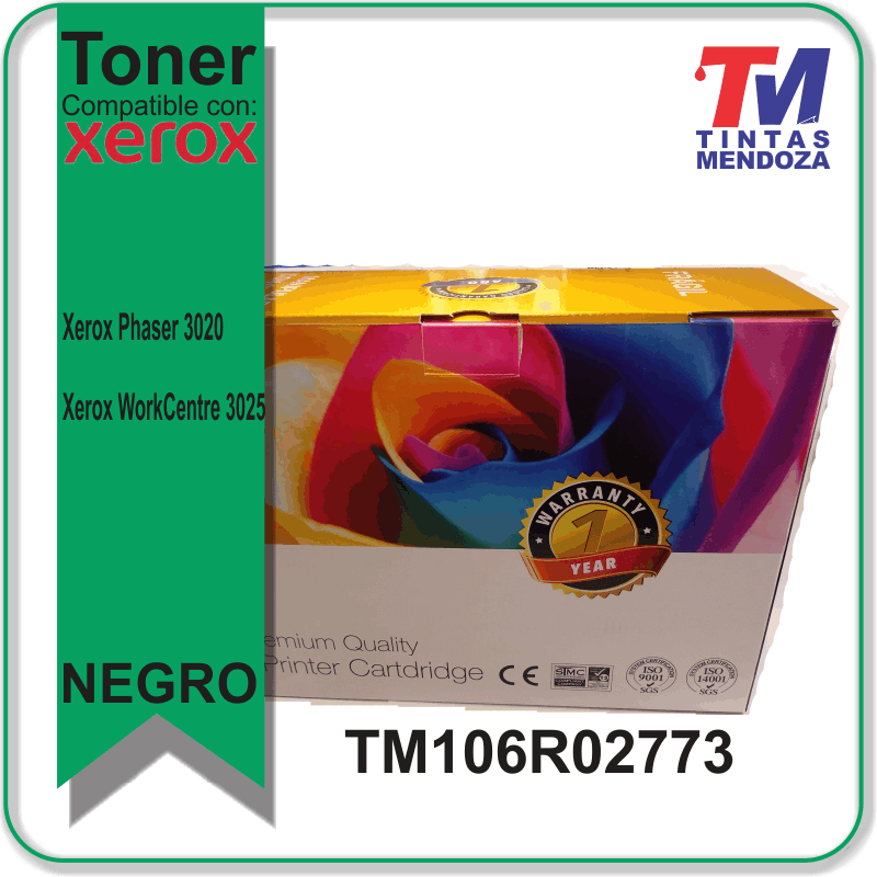 Toner TM para Xerox Phaser 3020 / WorkCentre 3025