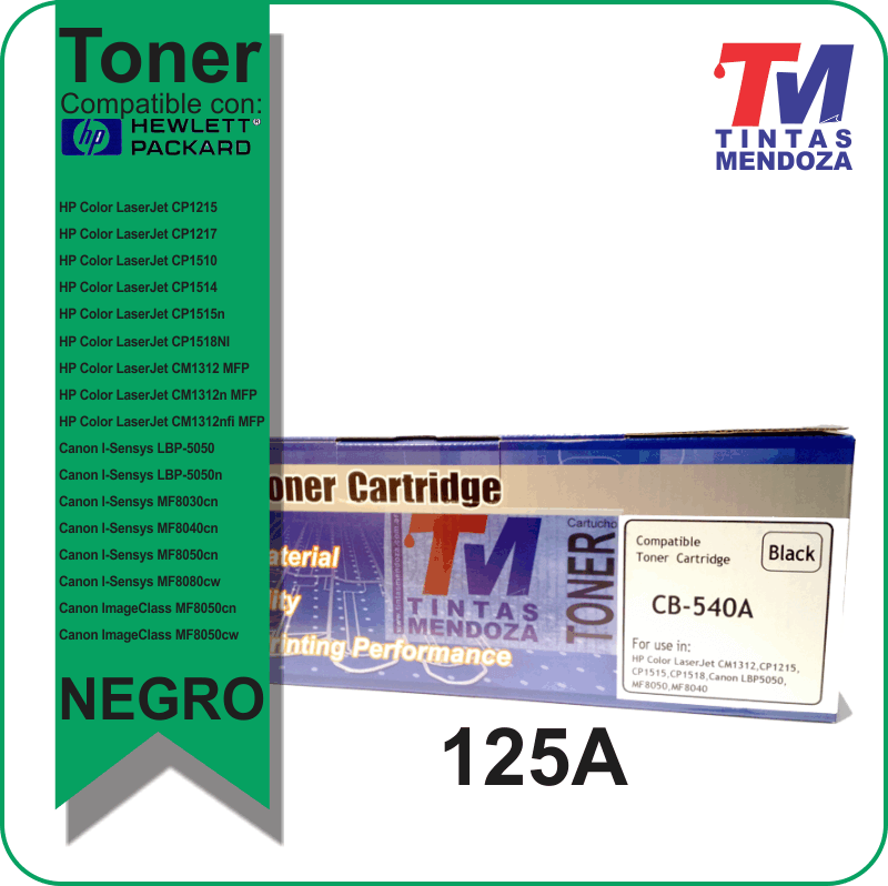 Toner TM CB540 Negro