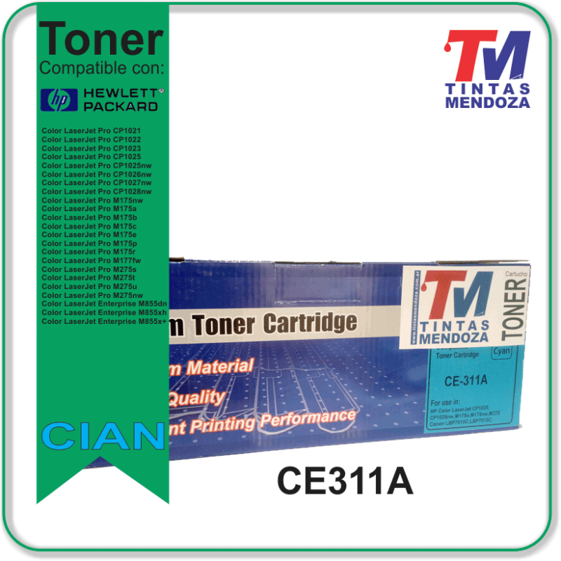 Toner TM  HP CF351/CE311 Cian 126