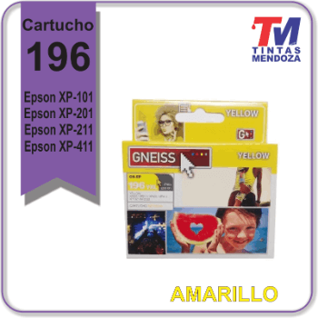 Cartucho Alternativo 196 Amarillo