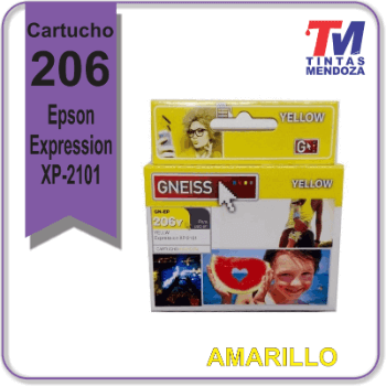 Cartucho Alternativo 206 Amarillo