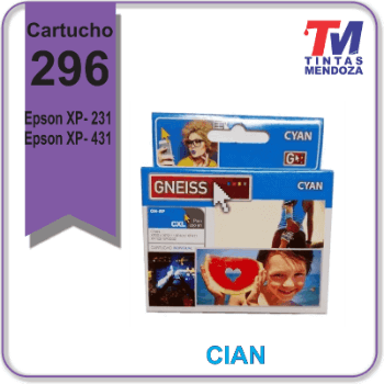 Cartucho Alternativo 296 Cian