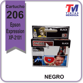 Cartucho Alternativo 206 Negro