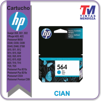 Cartuchotinta cian HP 564