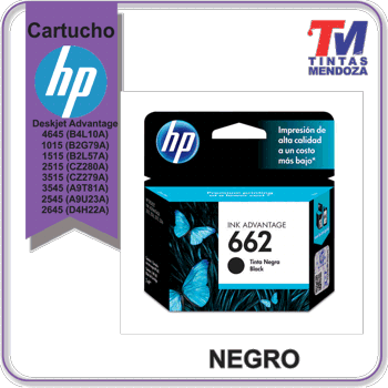 Cartucho Original 662 Negro