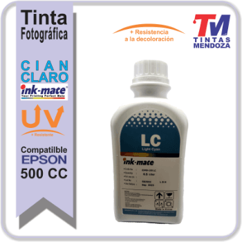 Tinta Ink-MateEpson Cian Claro UV x 500cc