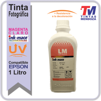 Tinta Ink-Mate p/Epson Magenta Claro UV x 1 Litro