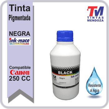 Tinta Ink-MateCanon Negra Pigmentada x 250cc