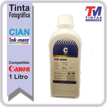 Tinta Ink-MateCanon Cian x 1 Litro