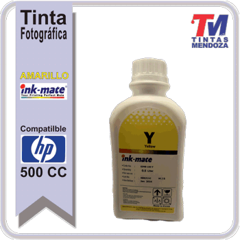 Tinta Ink-MateHP Amarilla x 500cc