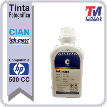 Tinta Ink-MateHP Cian x 500cc