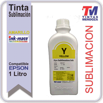 Tinta Ink-Mate Sublimacion Amarillo x 1Litro