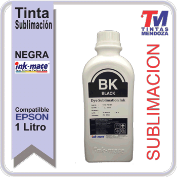 Tinta Ink-Mate Sublimacion Negro x 1Litro