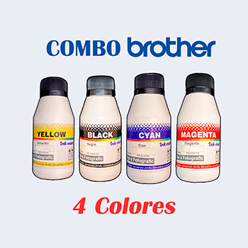 Combo4 tintas INK-MATEBrother