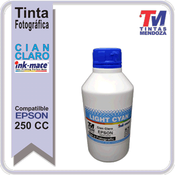 Tinta Ink-MateEpson Cian Claro x 250cc