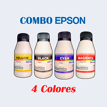 Combo 4 tintas INK-MATE 100ccEpson