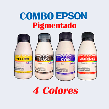 Combo WF 4 tintas INK-MATE 100cc EPSON pigmentada