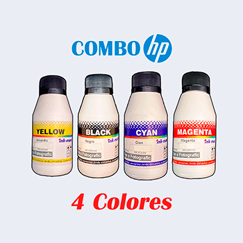 Combo 4 tintas INK-MATE 100ccHP