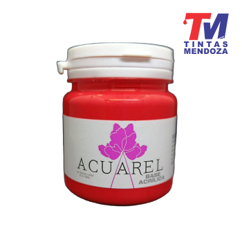 Base Acrílica Acuarel Bermellón