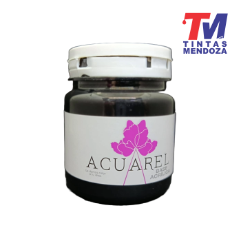 Base Acrílica Acuarel Negro