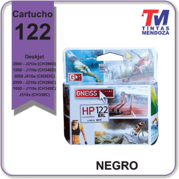 Cartucho de tinta Alternativo 122 Negro