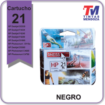 Cartucho Alternativo 21XL Negro