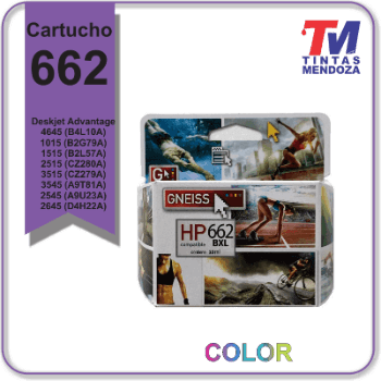 Cartucho Alternativo 662XL Tri-Color