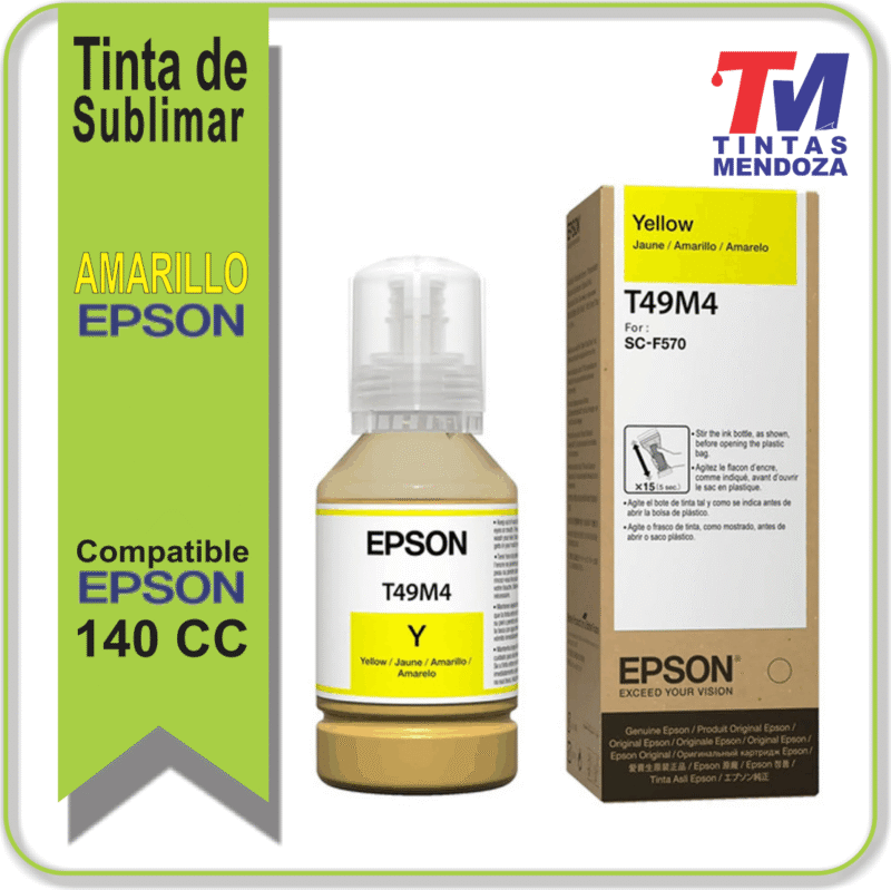 Botella de Tinta Amarilla Epson TT49M