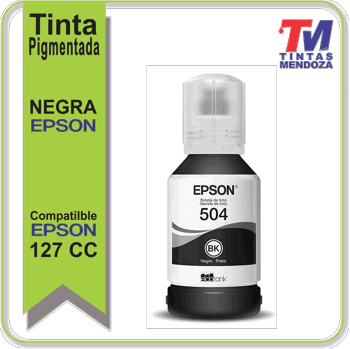 BotellaTinta Negra Epson T504