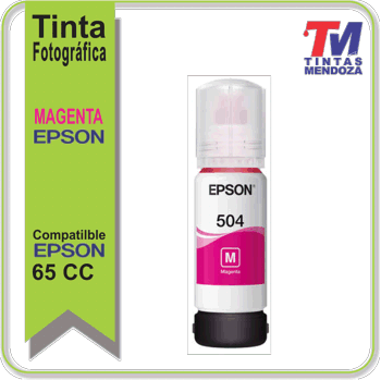 BotellaTinta Magenta Epson T504