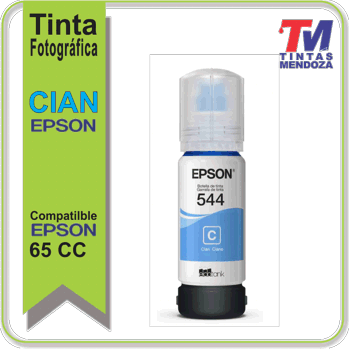 Botella de Tinta Cian Epson T544