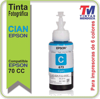 Epson Botella de tinta Cian para L800