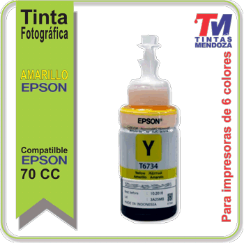Epson Botella de tinta Amarilla para L800