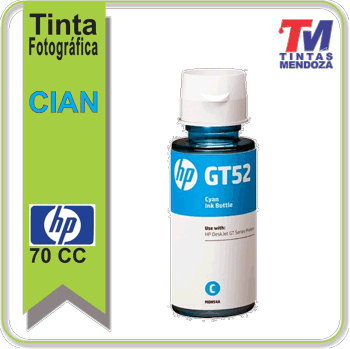 Botella de tinta GT52 Cian