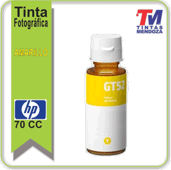 Botella de tinta GT52 Amarilla