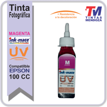 Tinta Ink-Mate para Epson Magenta UV x 100 cc