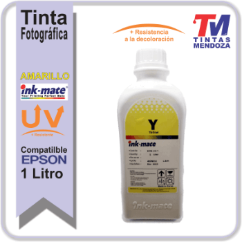 Tinta Ink-Mate para Epson Amarillo UV x 1 Litro