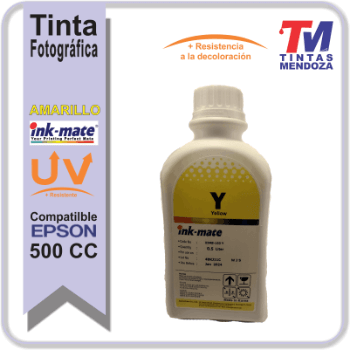 Tinta Ink-MateEpson Amarillo UV x 500cc