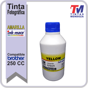 Tinta Ink-Mate para Brother Amarilla x 250cc