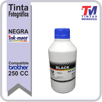 Tinta Ink-Mate para Brother Negra x 250cc