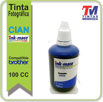 Tinta Ink-Mate para Brother Cian x 100cc