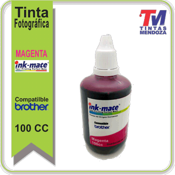 Tinta Ink-MateBrother Magenta x 100cc