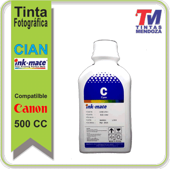 Tinta Ink-MateCanon Cian x 500cc