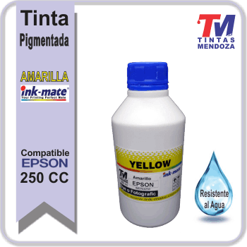 Tinta Ink-Mate Amaril pigmentada para Epson 250 ml